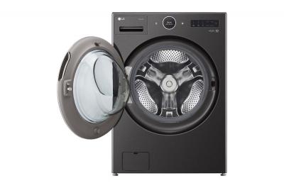 27" LG 5.8 Cu. Ft. Front Load Washer with AI DD 2.0 and LCD Knob - WM6700HBA