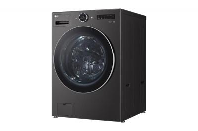 27" LG 5.8 Cu. Ft. Front Load Washer with AI DD 2.0 and LCD Knob - WM6700HBA