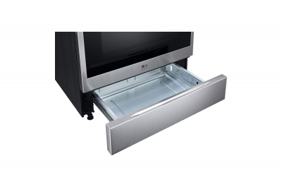 30" LG STUDIO 6.3 Cu. Ft. InstaView Induction Slide-in Range with Air Fry and Air Sous Vide  - LSIS6338F