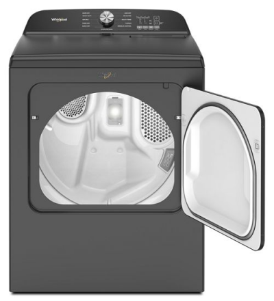 29" Whirlpool 7 Cu. Ft. Top Load Electric Dryer with Moisture Sensor in Black - YWED6150PB