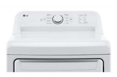 27" LG 7.3 Cu. Ft. Electric Dryer with Ultra Large Capacity and Sensor Dry - DLE6100W