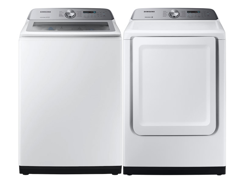 Samsung WA49B5205AWDVE50T5205W 27" 5.7 Cu. Ft. Top Load Washer and