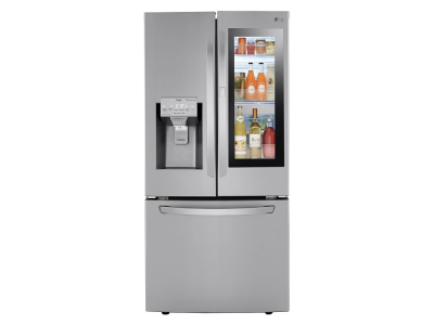 33" LG 24 Cu. Ft. Smart InstaView Refrigerator with Craft Ice Maker - LRFVS2503S
