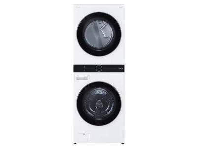 27" LG Single Unit Front Load LG WashTower with Centre Control 5.2 cu. ft. Washer and 7.4 cu. ft. Electric Dryer - WKE100HWA