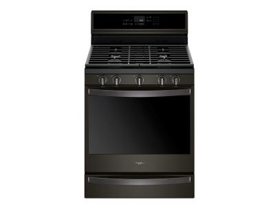 30" Whirlpool 5.8 Cu. Ft. Smart Freestanding Gas Range with EZ-2-Lift Grates - WFG975H0HV