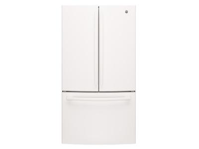 36" GE 26.7 Cu. Ft. Bottom Mount French Door Refrigerator - GNE27JGMWW