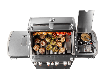 66" Weber Summit Series 4 Burner Natural Gas Grill With Side Burner - Summit S-470 NG