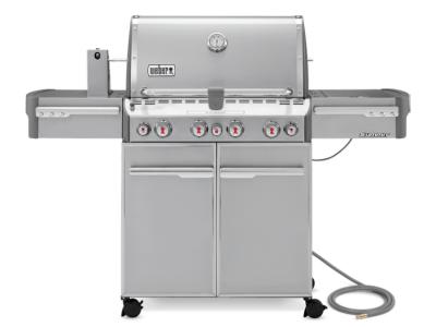 66" Weber Summit Series 4 Burner Natural Gas Grill With Side Burner - Summit S-470 NG