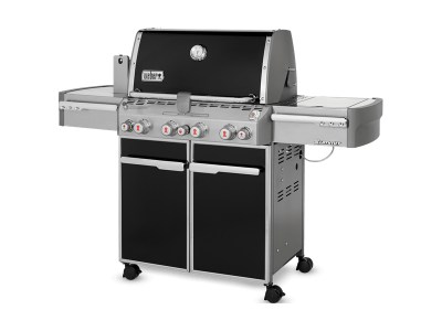 66" Weber Summit Series 4 Burner Liquid Propane Gas Grill With Side Burner In Black - Summit E-470 LP