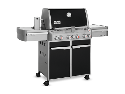 66" Weber Summit Series 4 Burner Liquid Propane Gas Grill With Side Burner In Black - Summit E-470 LP