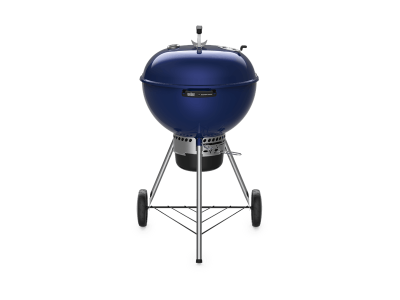 24" Weber Charcoal Grill with Built-In Thermometer In Deep Ocean Blue - Master-Touch (OB)