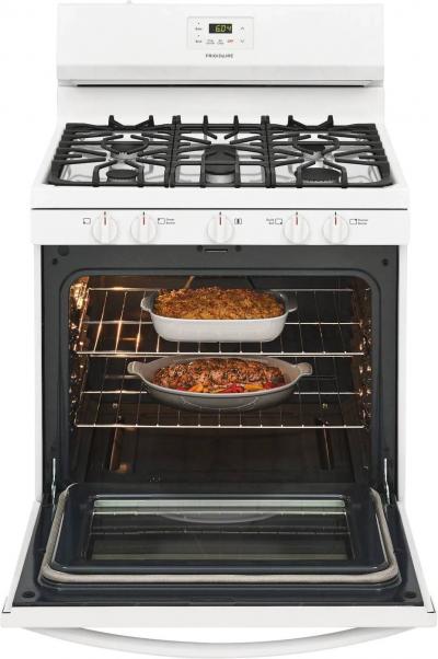 30" Frigidaire 5.0 Cu. Ft. Free Standing Gas Range With 5 Sealed Burners - FCRG3052AW