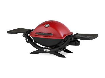 41" Weber Q Series 1 Burner Liquid Propane Gas Grill In Red - Q1200 (R)