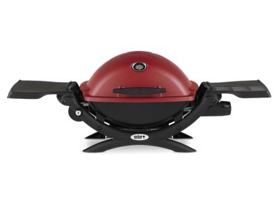 41" Weber Q Series 1 Burner Liquid Propane Gas Grill In Red - Q1200 (R)