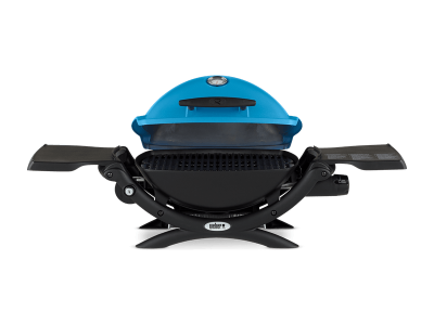 41" Weber Q Series 1 Burner Liquid Propane Gas Grill In Blue - Q1200 (Bl)