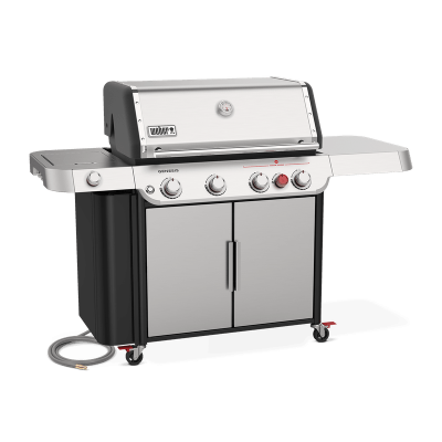 70" Weber Genesis Natural Gas Grill In Stainless Steel - Genesis S-435 NG