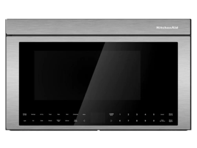 30" KitchenAid 1.1 Cu. Ft. 900 Watt Multifunction Flush Over-The-Range Microwave with Infrared Sensor Modes - YKMMF730PPS