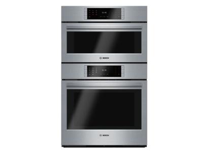 30" Bosch 4.6 Cu. Ft. Steam Convection Combination Oven In Stainless Steel - HSLP751UC