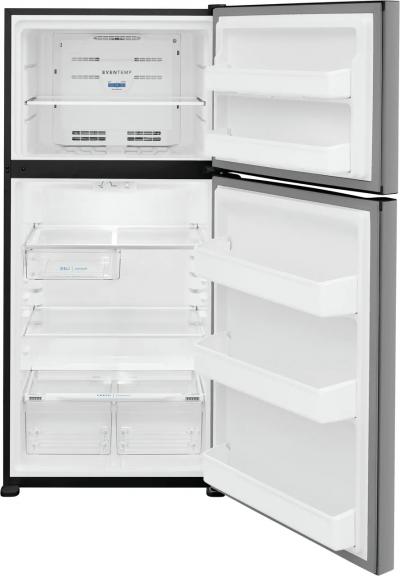 30" Frigidaire 18.3 Cu. Ft. Top Freezer Refrigerator In Stainless Steel - FFTR1835VS