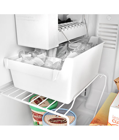28" Amana 14 Cu. Ft. Top-Freezer Refrigerator with Flexible Storage Options - ART104TFDW
