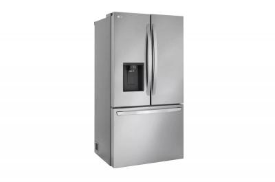 36" LG 31 Cu. Ft. Smart Standard-Depth MAX French Door Refrigerator with Dual Ice - LRFXS3106S