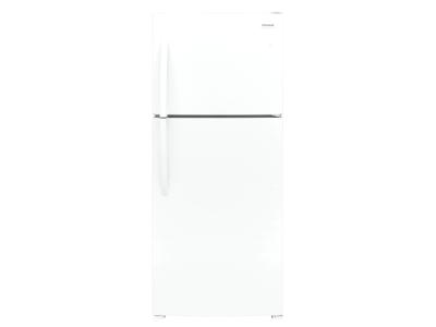 28" Frigidaire 18.0 Cu. Ft. Top Mount Refrigerator In White - FFHT1820VW