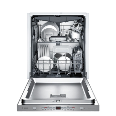 24" Bosch 500 Series Flush Handle Dishwasher In Stainless Steel - SHPM65W55N