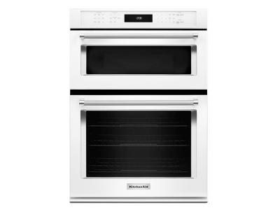 30" KitchenAid Combination Wall Oven With Even-Heat True Convection (lower oven) - KOCE500EWH