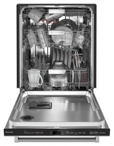 24" KitchenAid 44 dBA Dishwasher in PrintShield Finish with FreeFlex Third Rack - KDTM604KPS