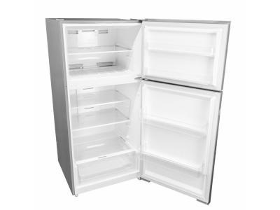 28" Danby 14.2 Cu. Ft. Apartment Size Fridge Top Mount in Stainless Steel - DFF142E1SSDB