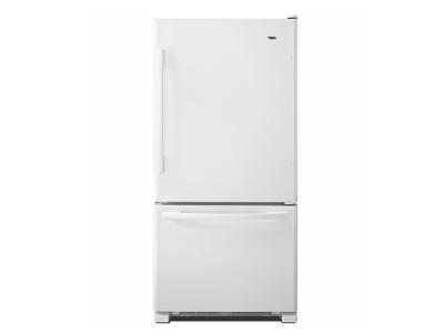 33" Amana 22 cu. ft. Bottom-Freezer Refrigerator - ABB2224BRW