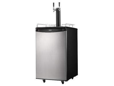 21" Danby 5.4 Cu. Ft. Dual-Tap Kegerator with Dual Tap Keg Cooler - DKC054A1BSL2DB