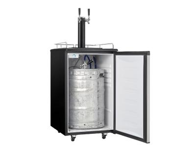 21" Danby 5.4 Cu. Ft. Dual-Tap Kegerator with Dual Tap Keg Cooler - DKC054A1BSL2DB