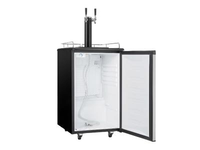 21" Danby 5.4 Cu. Ft. Dual-Tap Kegerator with Dual Tap Keg Cooler - DKC054A1BSL2DB