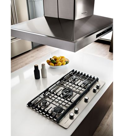 36" KitchenAid 5-Burner Gas Cooktop - KCGS556ESS