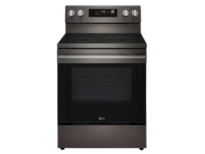 30" LG 6.3 Cu. Ft. Smart Wi-Fi Enabled ProBake Convection Electric Range with Air Fry & EasyClean - LREN6323ZE
