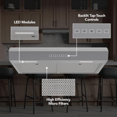 36" Broan Mantra Series Under Cabinet Range Hood in Stainless Steel - MTR2363SS