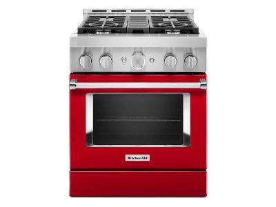 30" KitchenAid 4.1 Cu. Ft. Smart Commercial-Style Gas Range With 4 Burners - KFGC500JPA