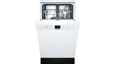 18" Bosch Full Console Dishwasher In White - SPE53U52UC