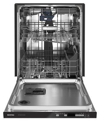 24" Maytag Top Control Dishwasher With Third Level Rack and Dual Power Filtration - MDB8959SKW