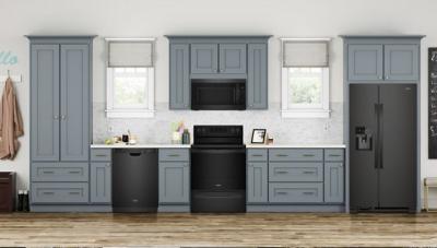 36" Whirlpool 25 Cu. Ft. Side-by-Side Refrigerator -  WRS335SDHB