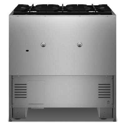 36" Kitchenaid 6 Burner Commercial-Style Dual Fuel Range - KFDS936SDC