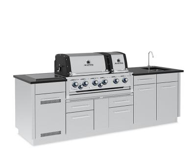 Broil King Outdoor Kitchen with Imperial S 690iE Island Grill - 897844E LP
