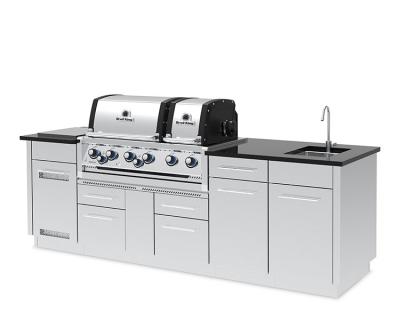 Broil King Outdoor Kitchen with Imperial S 690iE Island Grill - 897844E LP
