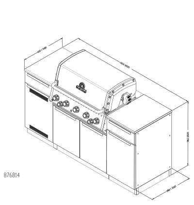 Broil King Baron 520i Shadow Natural Gas Grill - 876817 NG
