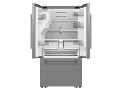 36" Samsung 29 Cu. Ft. Bespoke AI 3-Door French Door with Dual Auto Ice Maker - RF70H30HERAA