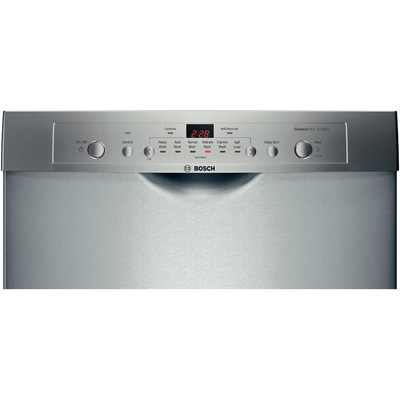 24" Bosch Recessed Handle Ascenta Dishwasher In Stainless Steel - SHE3AR75UC