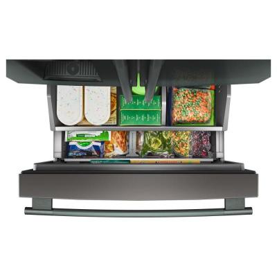 36" Kitchenaid Counter-Depth French Door Refrigerator with Intelligent Auto Fill - KRFC536SJP
