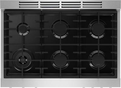 36" Bosch 800 Series Gas Freestanding Range in Stainless Steel - HGS8657UC