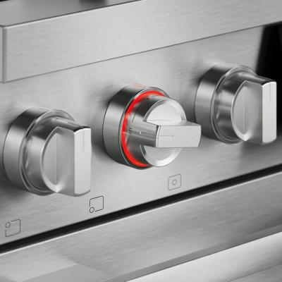 36" Bosch 800 Series Gas Freestanding Range in Stainless Steel - HGS8657UC